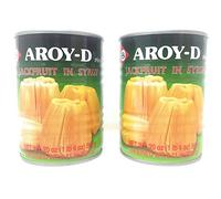 Aroy-D Frutta in scatola (Jackfruit sciroppato, confezione da 2)