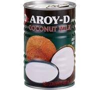 Aroy-D Latte di cocco - Latte di cocco per cucinare e cuocere - Ideale per dessert, zuppe, frullati e cocktail - 12 x 400 ml