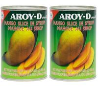 Aroy-D Mango Fette in Sciroppo 425 g (Confezione da 2)