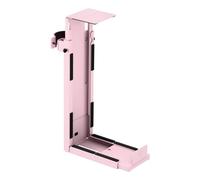 Arozzi AZ-PCMOUNT-PNK Supporto PC Sotto Scrivania Regolabile Acciaio Rosa Max 30 kg