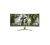 Arozzi Nova 34″ Curved Monitor PC 86,4 cm (34") 3440 x 1440 Pixel 4K Ultra HD LED Verde