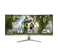 Arozzi Nova 34″ Curved Monitor PC 86,4 cm (34") 3440 x 1440 Pixel 4K Ultra HD LED Verde