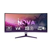 Arozzi Nova 34" Monitor da gioco curvo Ultra-large - VA, 3440 x 1440 UWQHD, 165Hz, 1ms, HDR10