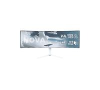 AROZZI Nova 49” Curved MONITOR GAMING, 49 ", DQHD, 5120 x 1440 pixels, tempo di risposta 1 ms, refresh rate 165 Hz