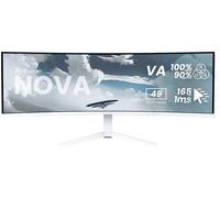 AROZZI Nova 49” v2 Curved MONITOR GAMING, 49 ", UWQHD, 5120x1440, tempo di risposta 1 ms, refresh rate 165 Hz