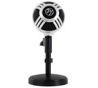 Arozzi Sfera Microfono Cardioide per Streaming Bianco