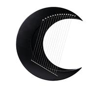 Arpa, 8 Note Chiave SOL Arpa a Lira Arpa a Mascelle Con Forma Unica a Mezzaluna Sia per Principianti Che per Musicisti Esperti (Nero e 15 corde)