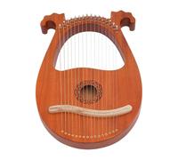 Arpa a 16 corde in mogano ad alta durezza per tuning wrench String pickup vintage a 16 corde, per amanti della musica, principianti e amici, 26 x 3,3 x 39 cm