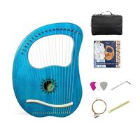 Arpa a 19 corde, arpa da pollice, motivo a forma di sole a forma di mango, multicolore opzionale, corpo in mogano, strumento di nicchia for principianti, arpa professionale facile da imparare, chiave