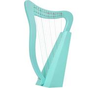 Arpa a leva portatile in mogano, corde di ricambio, chiave di accordatura, arpa lira, livello base, principiante, hobbista, arpa da grembo, Grecia, meditazione, falò, scuola, 15 toni - confezione re