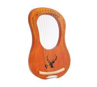 Arpa a lira a 10 corde con kit di accordatura, arpa in legno artigianale per principianti, musica classica e viaggi (finitura tronco di renne) (10 tonalità di colore del tronco)