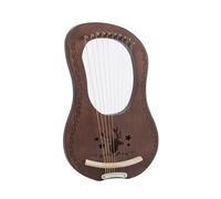 Arpa a lira a 10 corde con kit di accordatura, arpa in legno artigianale per principianti, musica classica e viaggi (finitura tronco di renna) (renna vintage a 10 toni)