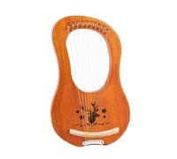 Arpa a lira a 10 corde con kit di accordatura, arpa in legno fatta a mano per principianti, musica classica e viaggi (finitura tronco di renne) (10 tonalità di colore del tronco)