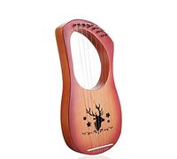 arpa a lira, Arpa lira a 7 corde con chiave di accordatura, manuale utente, extra, plettri for adulti, bambini e principianti