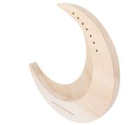 Arpa a Lira in Legno a Luna 7 Corde Beige per Principianti