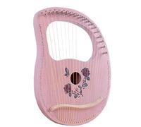 Arpa a lira in legno massello a 19 corde, strumenti professionali con stampa fine, lira per principianti