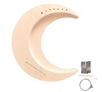 Arpa a lira - Lira in legno | A forma di luna | Strumenti in legno per principianti, per realizzare forniture per gli amanti della musica, strumenti per l'illuminazione musicale