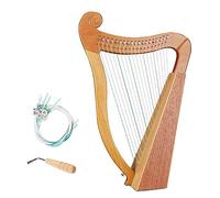 Arpa a lira professionale, strumenti a corda Lyakin in legno di mogano da 10/16/15/19 corde con corde di ricambio, regalo for gli amanti della musica, studenti principianti (Color : 19 Strings)