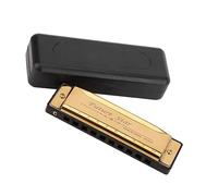 Arpa Armonica Diatonica A 10 Fori In Oro Con Tono C Con Custodia Per Gli Amanti Della Musica Armonica Strumento Musicale