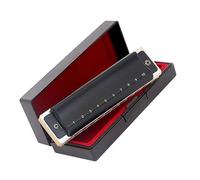 Arpa Armonica Nera A 10 Fori Con Custodia Per Giocatori Adulti E Amanti Dell'armonica Armonica Strumento Musicale (Color : Key-F)