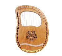 arpa, Arpa lira a 16 corde in legno di mogano, strumento musicale, strumenti for arpa