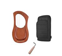 arpa, Arpa lira in legno a 7 corde, strumento a corde in legno massello di betulla con borsa for il trasporto, strumenti for arpa