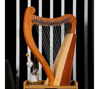 Arpa celtica irlandese con chiave per accordatura e borsa, 3 fori sonori per una ricca risonanza, per principianti e amanti della musica
