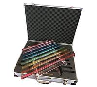 Arpa Da Canto In Cristallo Colorato, Strumento Musicale Curativo Perfetto For La Terapia Del Suono, Bilanciamento Del Chakra Del Corpo, Regolazione Dello Stato Emotivo, Con Valigia In Alluminio (Colo