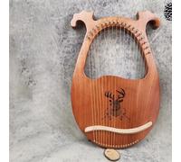 Arpa da giro, con corde in metallo, ideale come regalo di compleanno, regalo di nozze, adatta per campeggio, viaggi