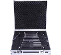 Arpa Di Cristallo 8 Note C5 D5 E5 F5 G5 A5 B5 C6, For Terapia Del Suono, Bilanciamento Dei Chakra Del Corpo, Regolazione Dello Stato Emotivo, Con Valigia In Alluminio (Size : 440HZ)