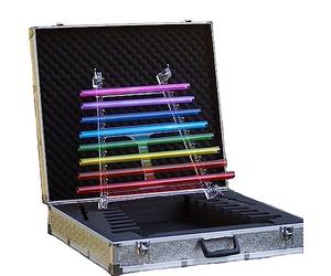 Arpa Di Cristallo A 8 Note, C5 D5 E5 F5 G5 A5 B5 C6, For Bilanciare Il Chakra Del Corpo, Regolare Lo Stato Emotivo, Con Valigia In Alluminio (Size : 432HZ)
