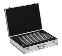 Arpa Di Cristallo Con Valigia In Alluminio, Chiave C 8 Note C5 D5 E5 F5 G5 A5 B5 C6, Strumento Musicale Curativo Perfetto For La Meditazione Curativa Della Terapia Del Suono (Size : 440HZ)
