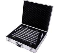 Arpa Di Cristallo, For La Meditazione Curativa Della Terapia Del Suono, Tasto C 8 Note C5 D5 E5 F5 G5 A5 B5 C6, Strumento Musicale Di Guarigione Perfetta ， Con Valigia In Alluminio (Size : 432HZ)