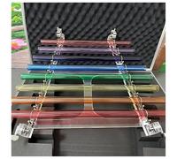 Arpa Di Cristallo, Per La Meditazione Sonora, Tonalità Di Do, 8 Note: Do5 Re5 Mi5 Fa5 Sol5 La5 Si5 Do6, Strumento Musicale Di Guarigione Perfetta, Con Valigetta in Alluminio Multicolor-432hz