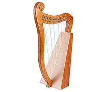 Arpa In Legno Di Mogano E Nylon A 15 Corde, Miglior Regalo Per Gli Amanti Della Musica Per Principianti Per Bambini Adulti, Nota Intagliata, Con Chiave Di Accordatura, Borsa Per Il Trasporto