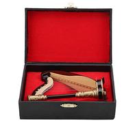 Arpa In Miniatura Di Legno Replica Strumento Musicale Con Stand Valigetta Regalo Decorativa Per Libreria Desktop Camera Musica Dimensioni 4 5 X 8 5 X 14 Cm