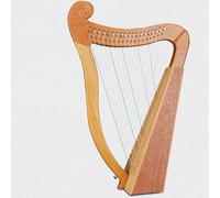 Arpa Lira con Chiave di Sintonia Panno per La Pulizia Manuale di Istruzioni, Lyre Harp Mogano Arpa a Leva per Viaggiare, Prestazione Portatile(19-string)