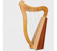 Arpa Lira con Chiave di Sintonia Panno per La Pulizia Manuale di Istruzioni, Lyre Harp Mogano Arpa a Leva per Viaggiare, Prestazione Portatile(15-string)