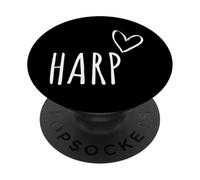 Arpa Musica Strings Classical Folk Celtic Player PopSockets PopGrip Adesivo