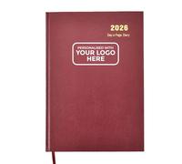ARPAN Agenda giornaliera 2026 personalizzata personalizzata (bordeaux, formato A4 con logo)