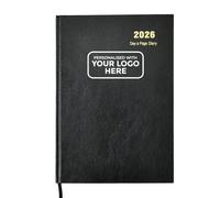 ARPAN Agenda giornaliera 2026 personalizzata personalizzata (nero, formato A4 con logo)