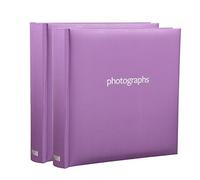Arpan - Album fotografico da 200 cm x 15 cm x 10 cm, con tasca per CD/DVD, album da regalo, colore: Viola