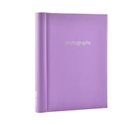 Arpan Album fotografico, misura grande, 20 fogli, 40 facciate, colore: viola pastello