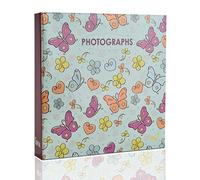 Arpan Album fotografico per 200 foto da 10 x 15 cm (farfalle)