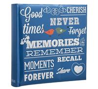ARPAN - Album per 200 foto, 28 x 4 x 26 cm, colore: Blu