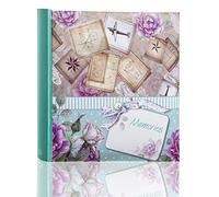 Arpan, Album per 200 foto da 10 x 15 cm, con spazi per annotazioni, multicolore, dimensioni: 23 x 23 cm