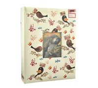 ARPAN, Album per Foto con Design alla Moda, con finestrina in Copertina, Contiene 200 Foto da 13 x 18 cm, Fiori Color Crema., 21.5 x 4 x 28.5 cm
