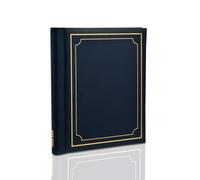Arpan - Album portafoto grande con pagine autoadesive, con 20 pagine/40 facciate, colore: blu
