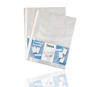 Arpan Cartelline portadocumenti in plastica trasparente, formato A3, per uffici, professionisti, scolari, buste in plastica resistente, con finitura trasparente (confezione da 104)