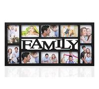 ARPAN Cornice per 10 foto da 15,2 x 10,2 cm, colore: nero